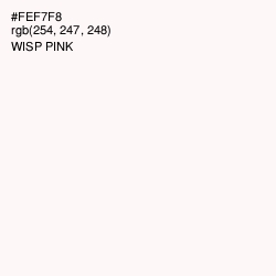 #FEF7F8 - Wisp Pink Color Image